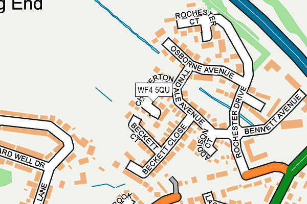 WF4 5QU map - OS OpenMap – Local (Ordnance Survey)