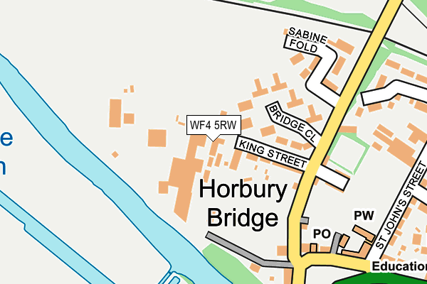 WF4 5RW map - OS OpenMap – Local (Ordnance Survey)