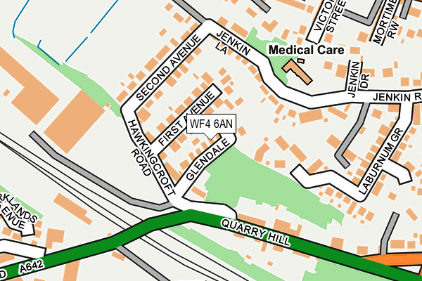 WF4 6AN map - OS OpenMap – Local (Ordnance Survey)
