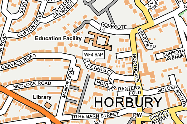 WF4 6AP map - OS OpenMap – Local (Ordnance Survey)