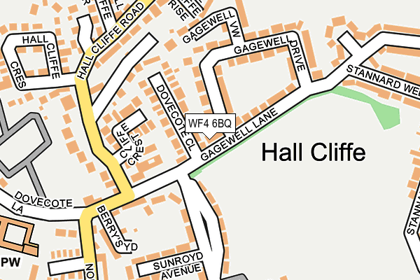 WF4 6BQ map - OS OpenMap – Local (Ordnance Survey)