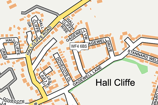 WF4 6BS map - OS OpenMap – Local (Ordnance Survey)