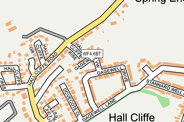 WF4 6BT map - OS OpenMap – Local (Ordnance Survey)