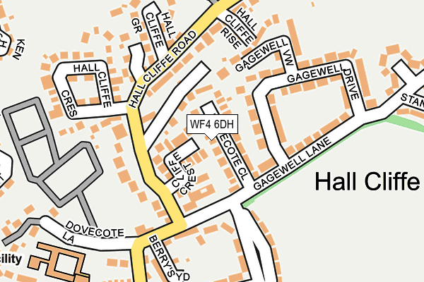 WF4 6DH map - OS OpenMap – Local (Ordnance Survey)