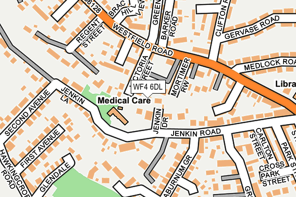 WF4 6DL map - OS OpenMap – Local (Ordnance Survey)