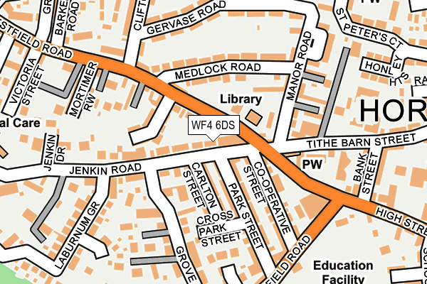 WF4 6DS map - OS OpenMap – Local (Ordnance Survey)