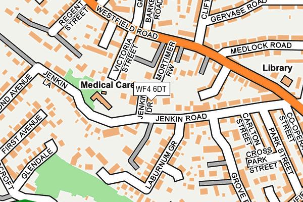 WF4 6DT map - OS OpenMap – Local (Ordnance Survey)