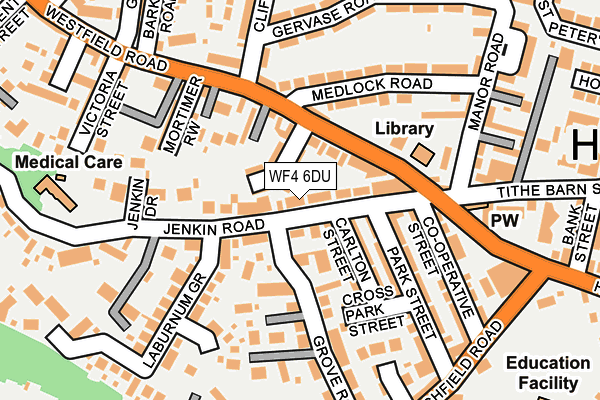 WF4 6DU map - OS OpenMap – Local (Ordnance Survey)