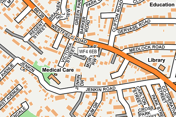 WF4 6EB map - OS OpenMap – Local (Ordnance Survey)