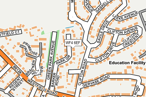 WF4 6EF map - OS OpenMap – Local (Ordnance Survey)