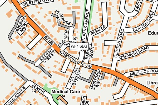 WF4 6EG map - OS OpenMap – Local (Ordnance Survey)