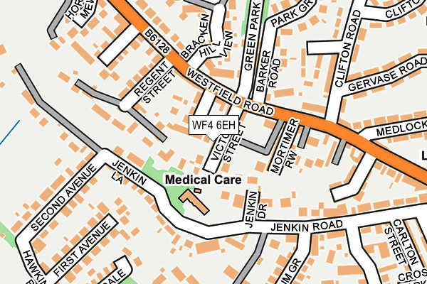 WF4 6EH map - OS OpenMap – Local (Ordnance Survey)