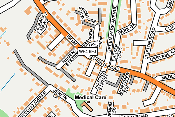 WF4 6EJ map - OS OpenMap – Local (Ordnance Survey)