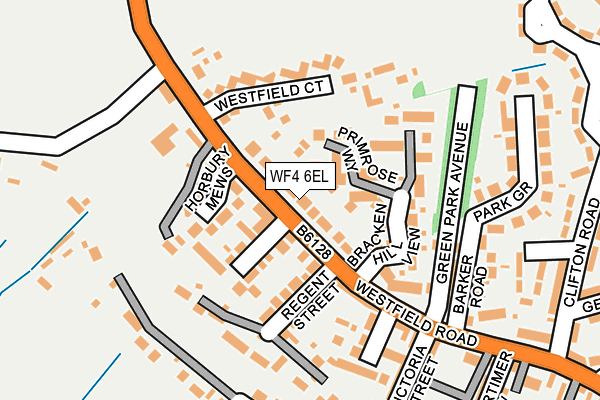 WF4 6EL map - OS OpenMap – Local (Ordnance Survey)