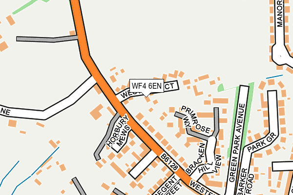 WF4 6EN map - OS OpenMap – Local (Ordnance Survey)