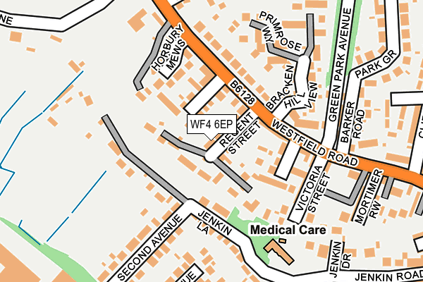 WF4 6EP map - OS OpenMap – Local (Ordnance Survey)