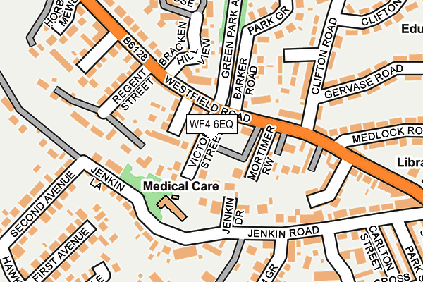 WF4 6EQ map - OS OpenMap – Local (Ordnance Survey)