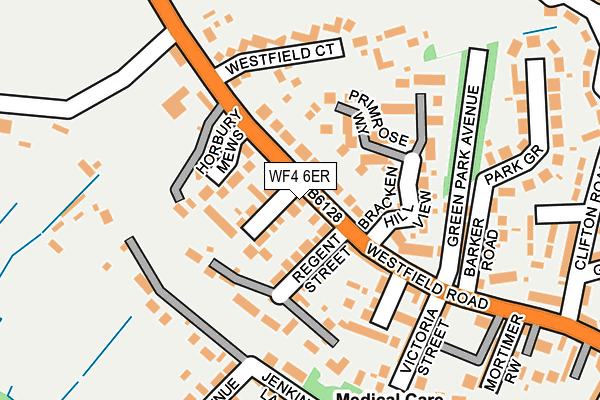 WF4 6ER map - OS OpenMap – Local (Ordnance Survey)