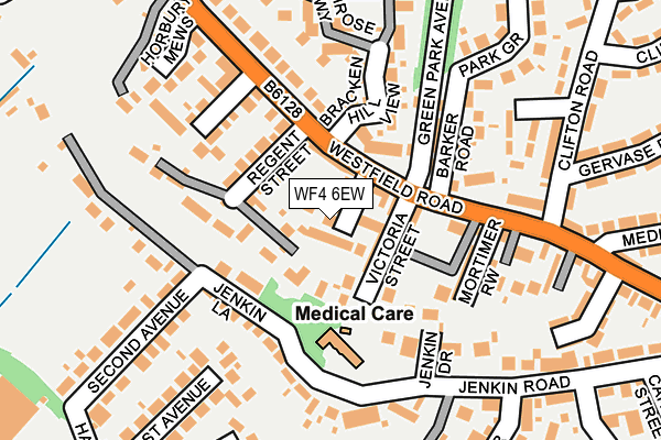 WF4 6EW map - OS OpenMap – Local (Ordnance Survey)