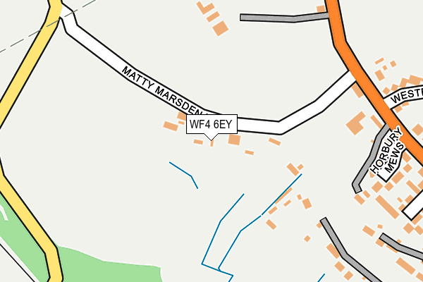 WF4 6EY map - OS OpenMap – Local (Ordnance Survey)