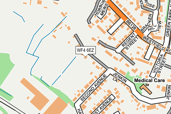 WF4 6EZ map - OS OpenMap – Local (Ordnance Survey)