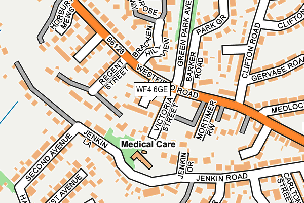 WF4 6GE map - OS OpenMap – Local (Ordnance Survey)