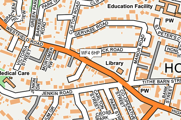 WF4 6HP map - OS OpenMap – Local (Ordnance Survey)