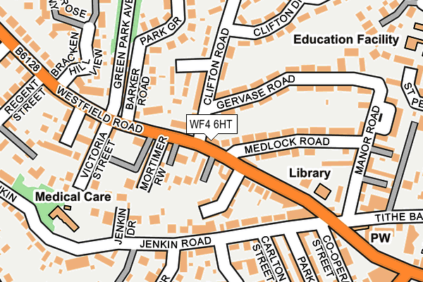 WF4 6HT map - OS OpenMap – Local (Ordnance Survey)