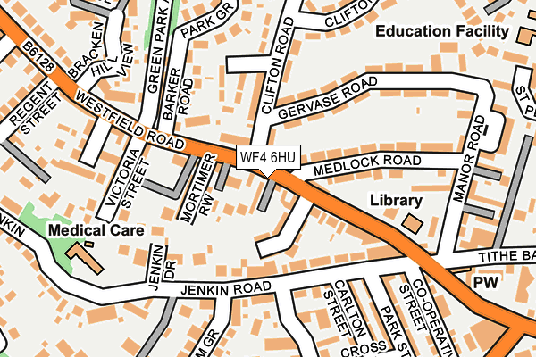 WF4 6HU map - OS OpenMap – Local (Ordnance Survey)