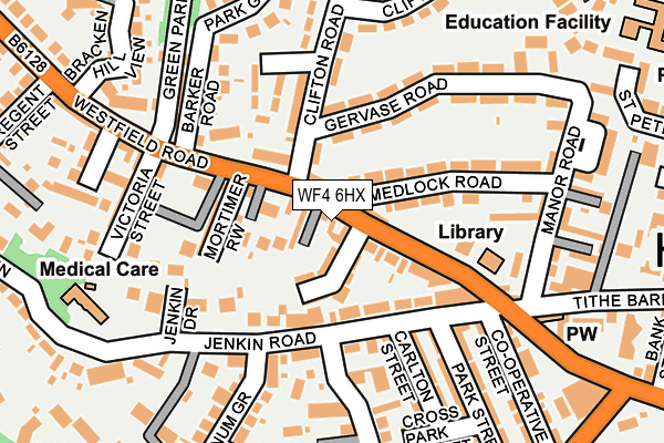 WF4 6HX map - OS OpenMap – Local (Ordnance Survey)