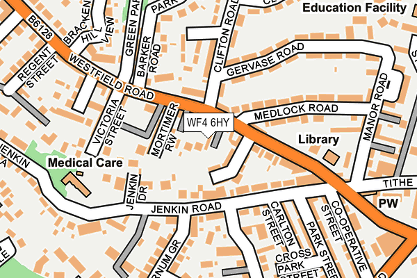 WF4 6HY map - OS OpenMap – Local (Ordnance Survey)