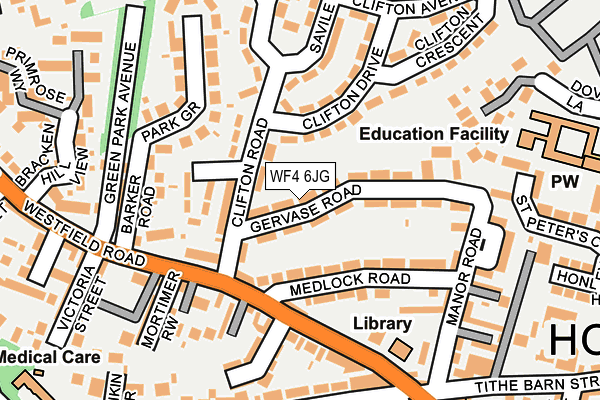 WF4 6JG map - OS OpenMap – Local (Ordnance Survey)