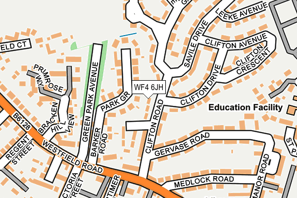 WF4 6JH map - OS OpenMap – Local (Ordnance Survey)