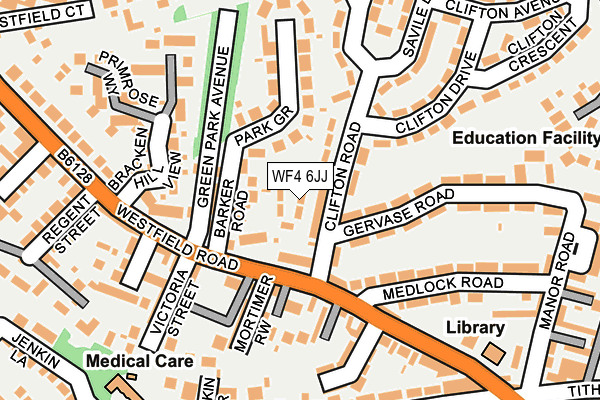 WF4 6JJ map - OS OpenMap – Local (Ordnance Survey)