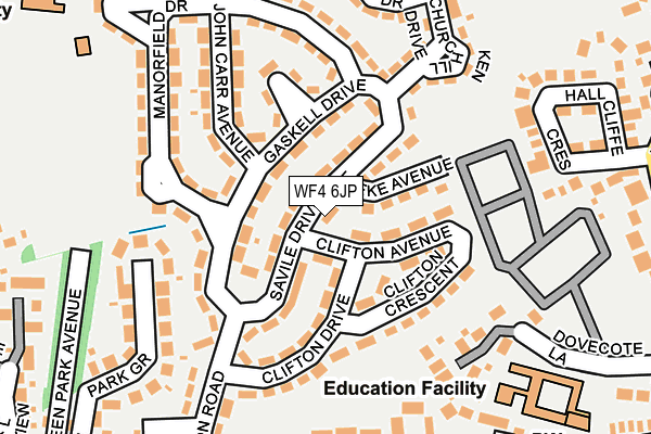 WF4 6JP map - OS OpenMap – Local (Ordnance Survey)