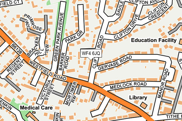 WF4 6JQ map - OS OpenMap – Local (Ordnance Survey)