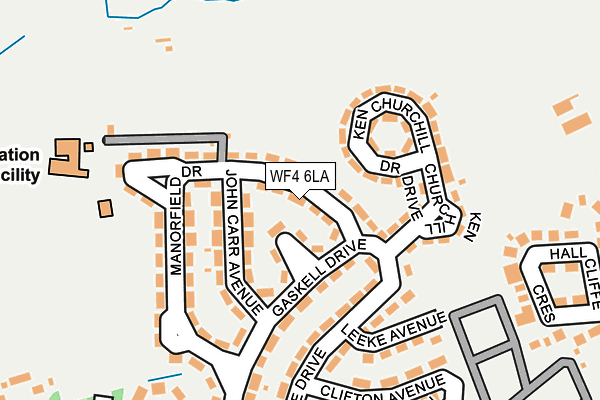 WF4 6LA map - OS OpenMap – Local (Ordnance Survey)