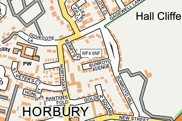 WF4 6NF map - OS OpenMap – Local (Ordnance Survey)