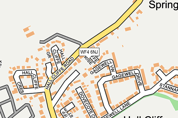 WF4 6NJ map - OS OpenMap – Local (Ordnance Survey)