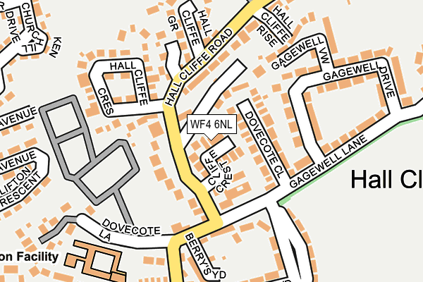 WF4 6NL map - OS OpenMap – Local (Ordnance Survey)
