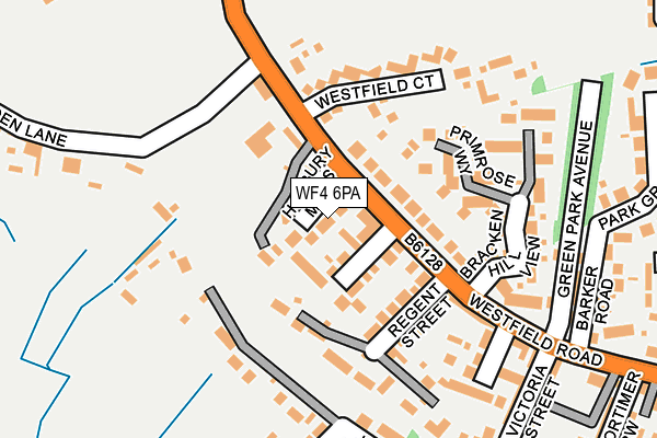 WF4 6PA map - OS OpenMap – Local (Ordnance Survey)