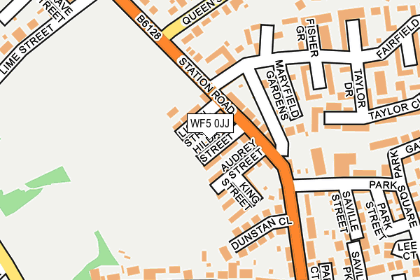 WF5 0JJ map - OS OpenMap – Local (Ordnance Survey)