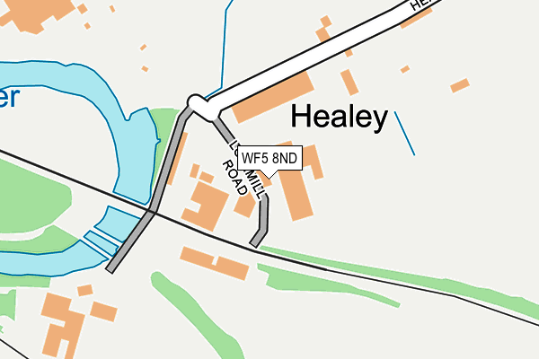 Map of OSSETT BREWERY PUB COMPANY LIMITED at local scale