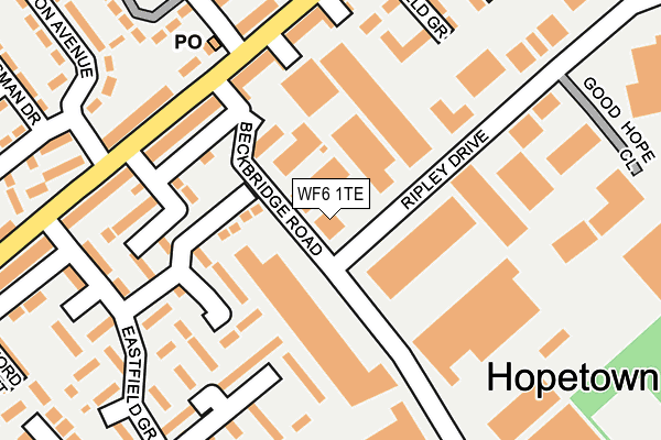 Map of TOAV LIMITED at local scale
