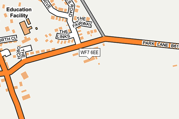 WF7 6EE map - OS OpenMap – Local (Ordnance Survey)