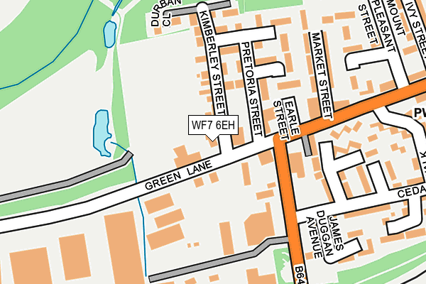 WF7 6EH map - OS OpenMap – Local (Ordnance Survey)