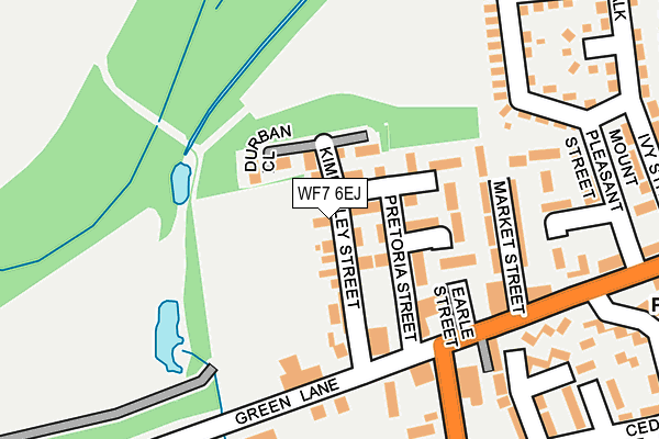WF7 6EJ map - OS OpenMap – Local (Ordnance Survey)