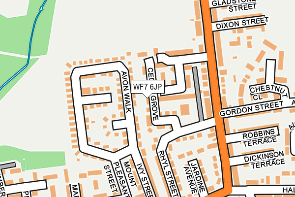 WF7 6JP map - OS OpenMap – Local (Ordnance Survey)