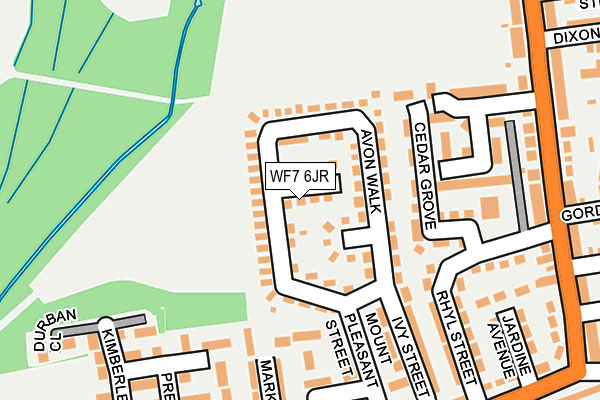 WF7 6JR map - OS OpenMap – Local (Ordnance Survey)
