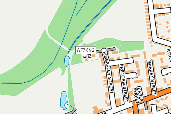 WF7 6NG map - OS OpenMap – Local (Ordnance Survey)